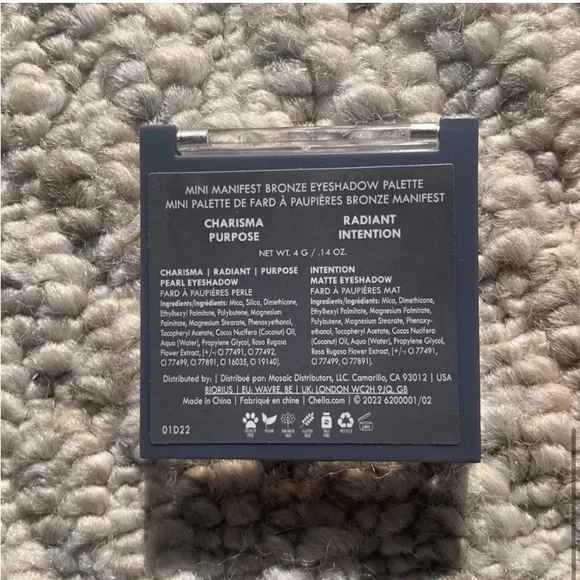 🌸 3/$15 NWT: Chella mini palette, brow gel, and bodyography eye pencil - Picture 3 of 8